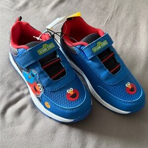 BNWT Sesame Street Kids Sneakers with Elmo and Cookie Monster